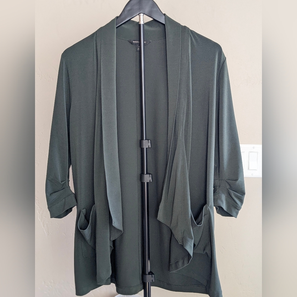 Banana Republic Forest Green Cardigan
